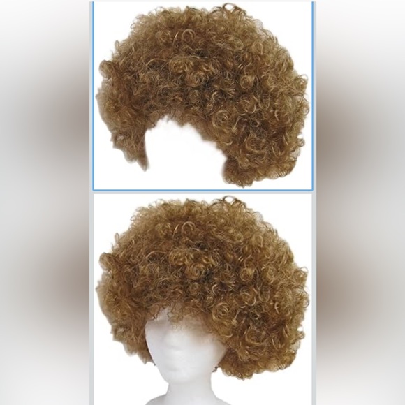 Other - Afro Napoleon Dynamite Curly Brown Hair Wig Costume